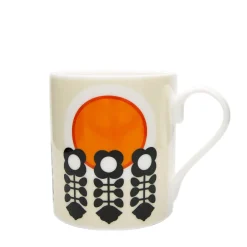Keith Brymer Jones Frances Collett - Medium Ceramic Mug 275ml - Retro Sun Flower^ Frances Collett | Mugs & Cups