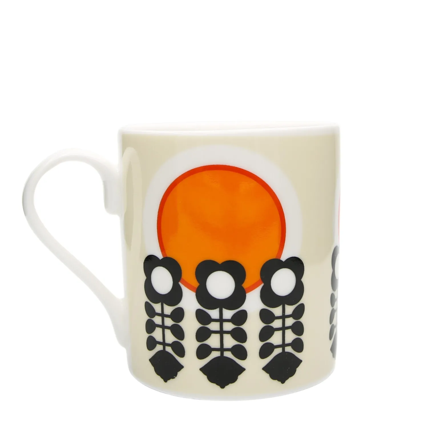 Keith Brymer Jones Frances Collett - Medium Ceramic Mug 275ml - Retro Sun Flower^ Frances Collett | Mugs & Cups