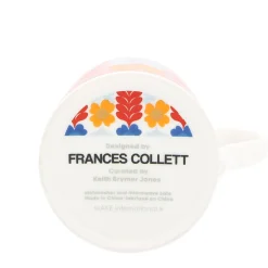 Keith Brymer Jones Frances Collett - Medium Ceramic Mug 275ml - Flower - Latte^ Frances Collett | Mugs & Cups