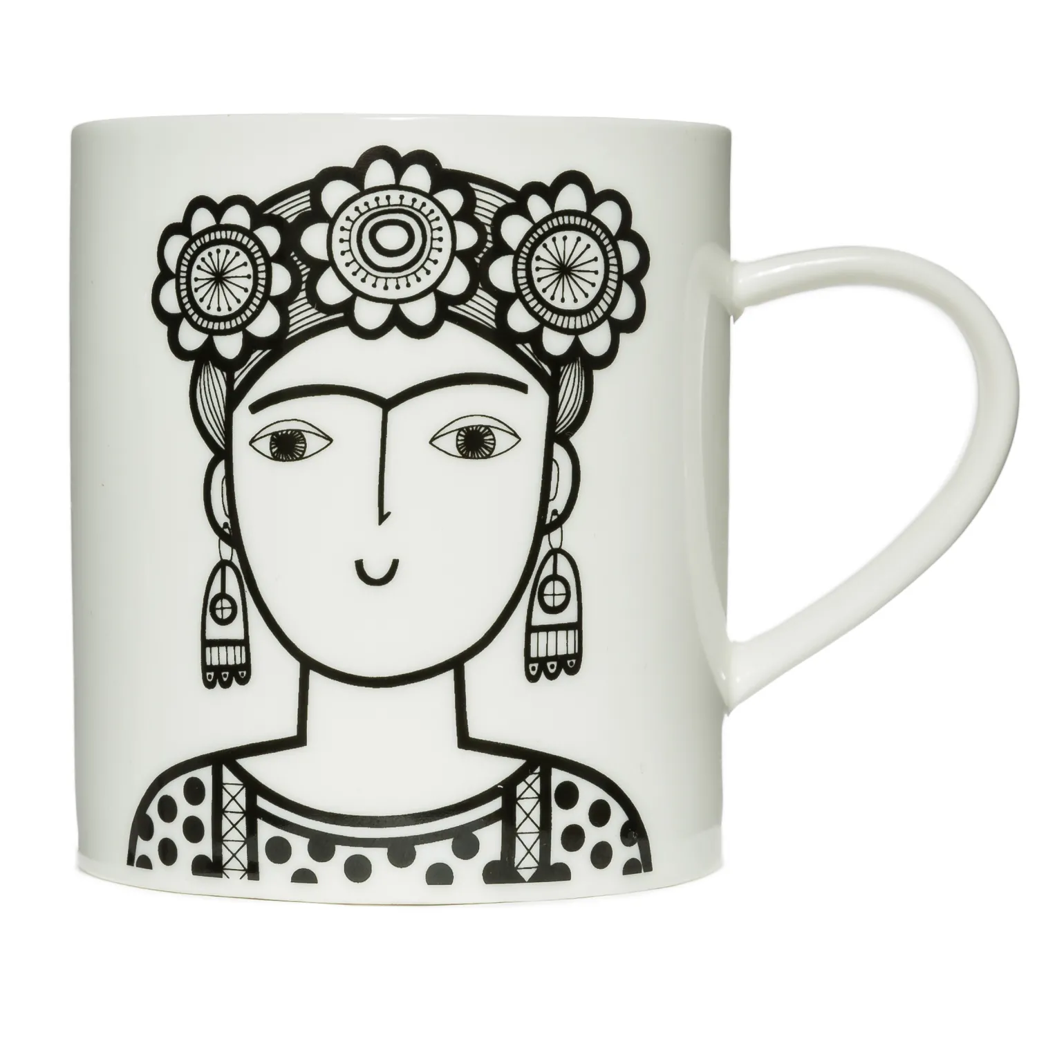 Keith Brymer Jones Jane Foster - Ceramic Mug - Frida Kahlo - 360ml^ Jane Foster | Mugs & Cups