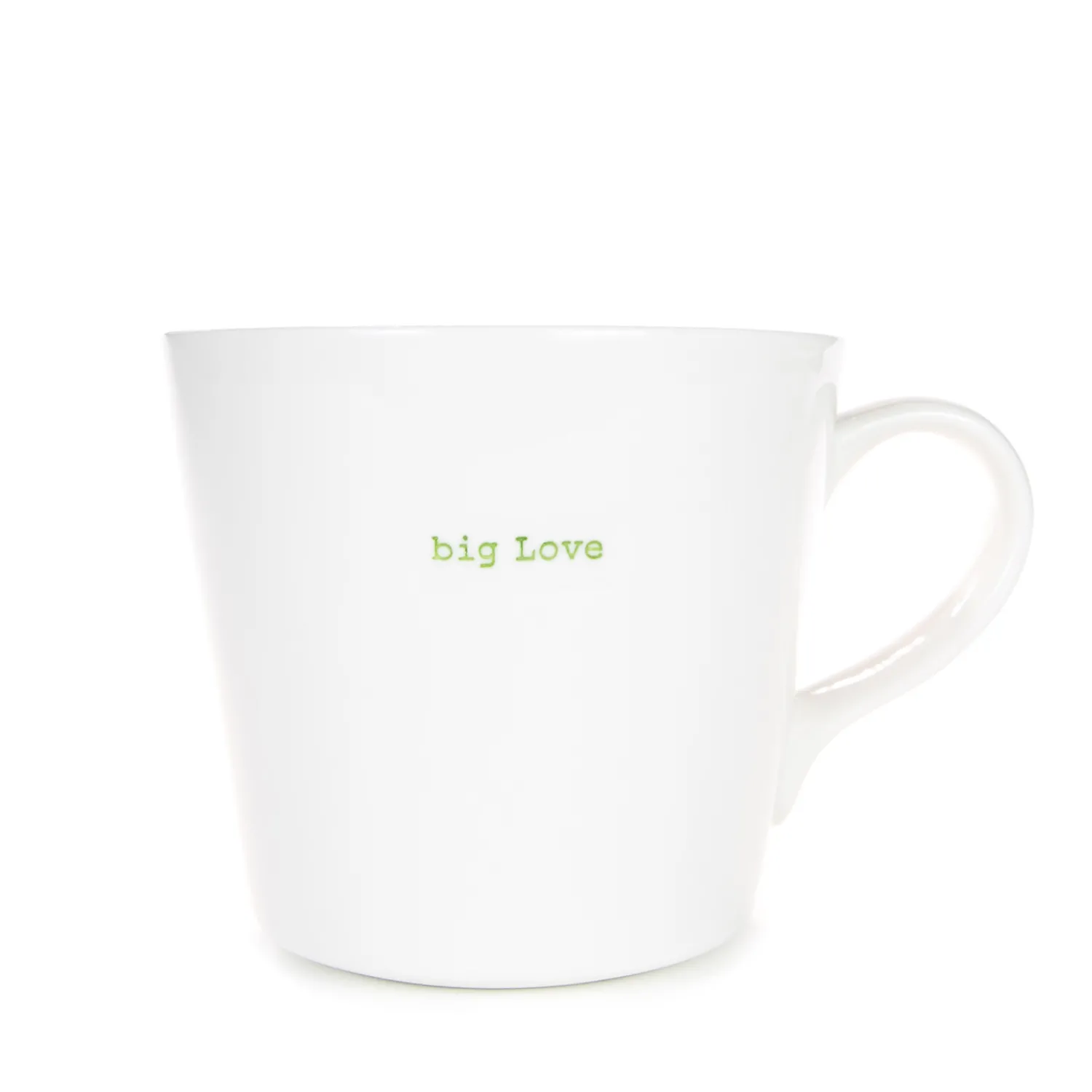 Keith Brymer Jones - Large Mug - big Love (green) - 500ml^ Keith Brymer Jones | Mugs & Cups