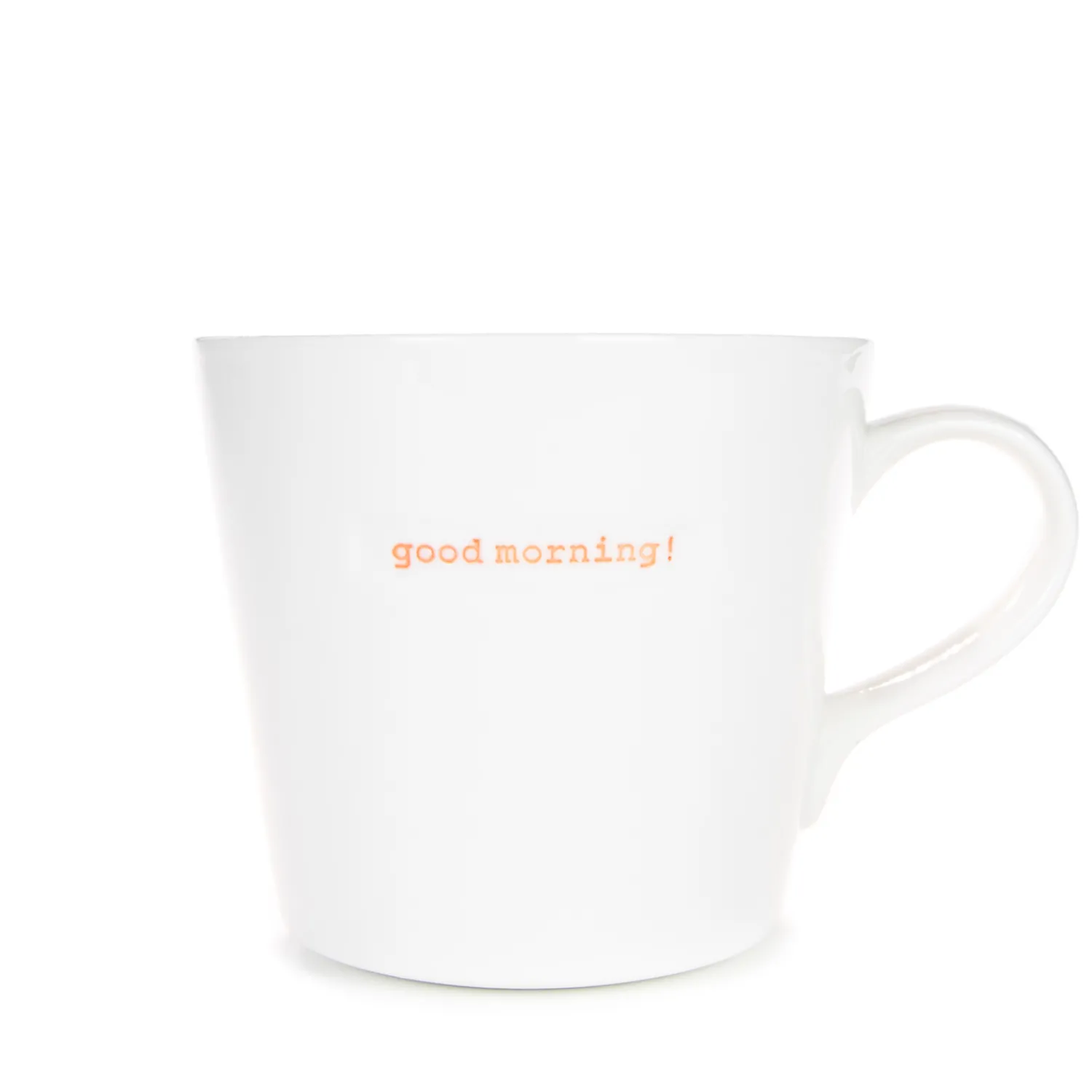 Keith Brymer Jones - Large Mug - good morning! (orange) - 500ml^ Keith Brymer Jones | Mugs & Cups
