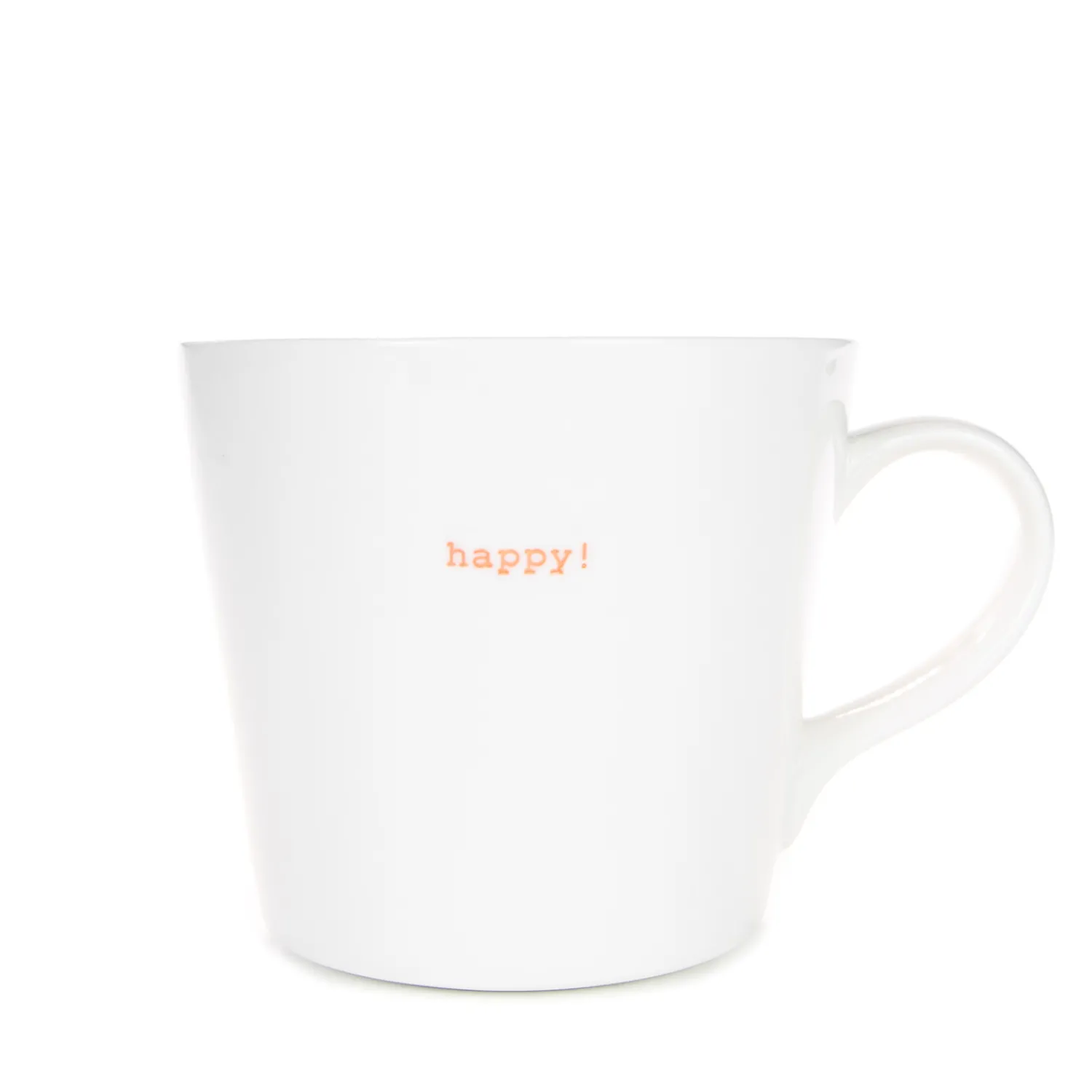 Keith Brymer Jones - Large Mug - happy! (orange) - 500ml^ Keith Brymer Jones | Mugs & Cups
