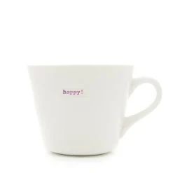 Keith Brymer Jones - Medium Mug - happy! (lilac) - 350ml^ Keith Brymer Jones | Mugs & Cups
