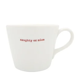 Keith Brymer Jones - Medium Mug - naughty or nice - 350ml^ Keith Brymer Jones | Mugs & Cups
