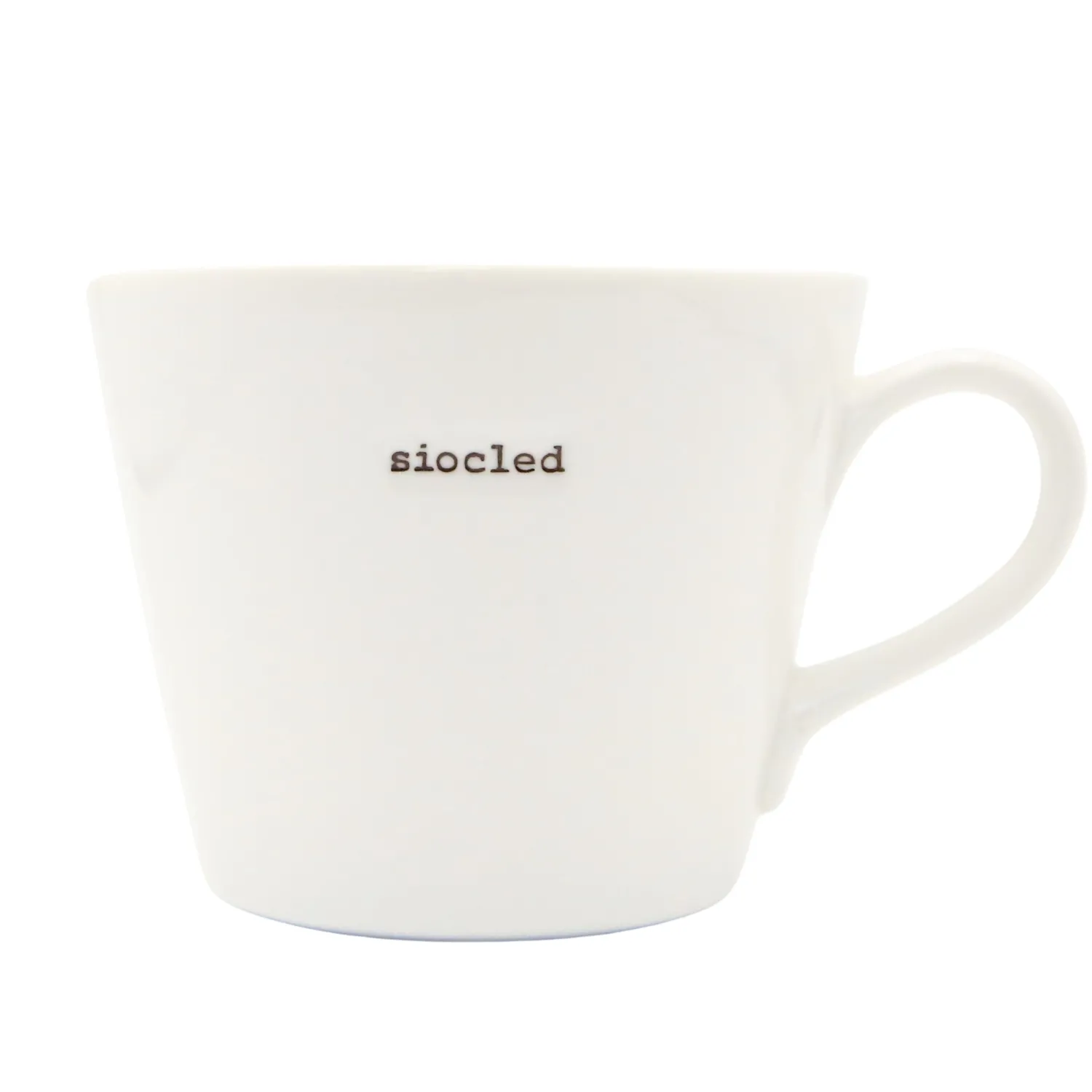 Keith Brymer Jones - Medium Mug - siocled (Welsh) - 350ml^ Keith Brymer Jones | Mugs & Cups