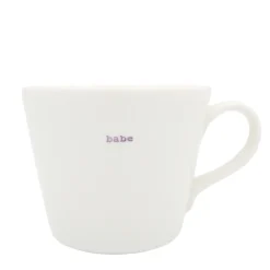 Keith Brymer Jones - Medium Mug - babe (lilac) - 350ml^ Keith Brymer Jones | Mugs & Cups