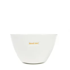 Keith Brymer Jones - Medium Bowl - feed me! - 500ml^ Keith Brymer Jones | Plates & Bowls