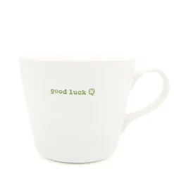 Keith Brymer Jones - Medium Mug - good luck🍀 - 350ml^ Keith Brymer Jones | Mugs & Cups