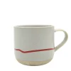 Keith Brymer Jones - Stoneware Mug - Pebble & Red - 350ml^ Keith Brymer Jones | Mugs & Cups