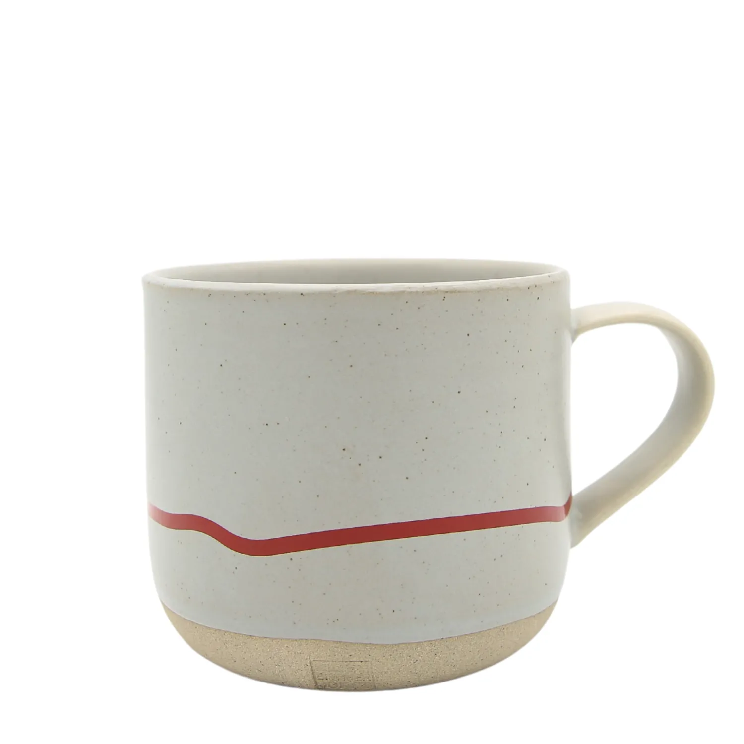 Keith Brymer Jones - Stoneware Mug - Pebble & Red - 350ml^ Keith Brymer Jones | Mugs & Cups