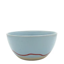 Keith Brymer Jones - Stoneware Bowl - Clear Sky & Red - 600ml^ Keith Brymer Jones | Plates & Bowls