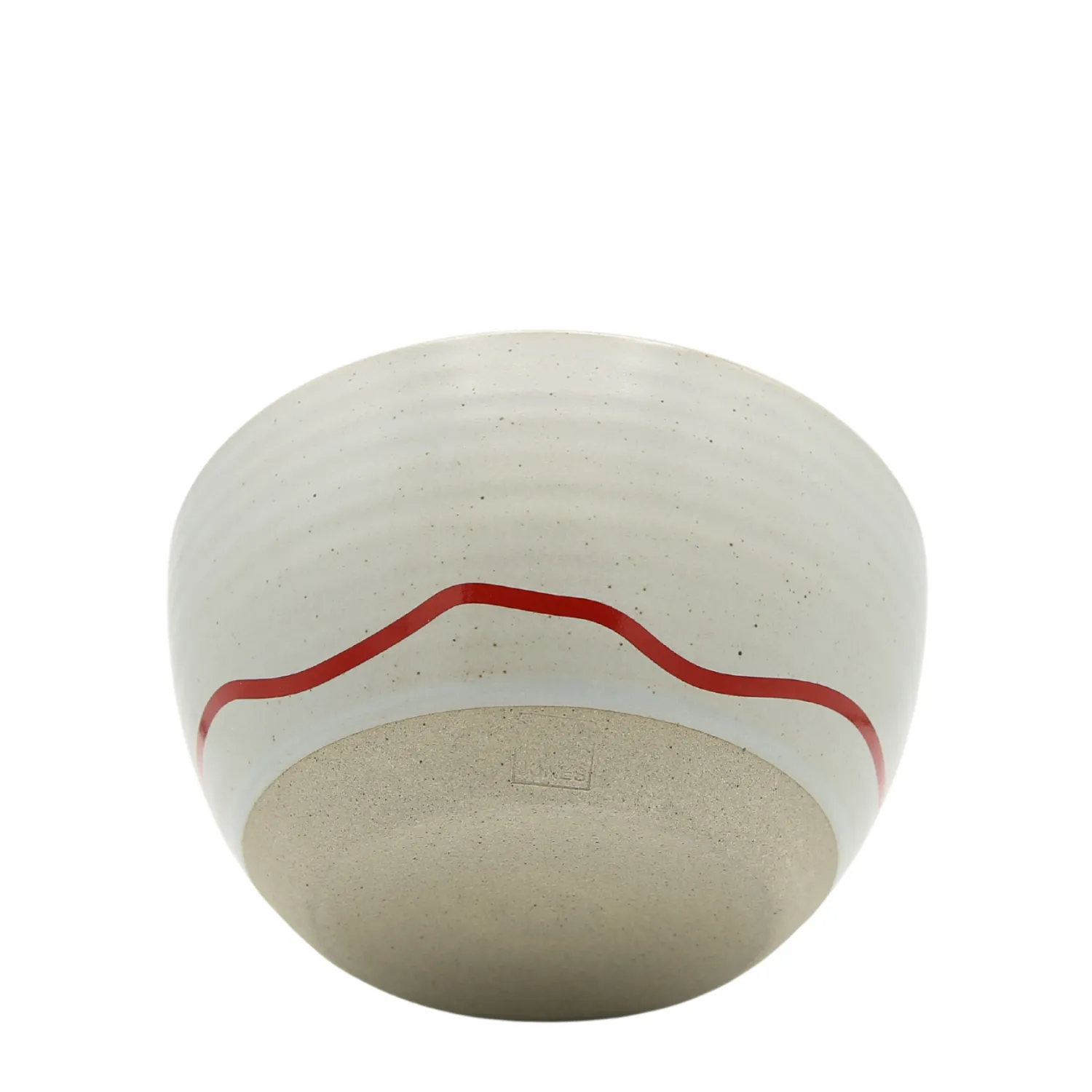 Keith Brymer Jones - Stoneware Bowl - Pebble & Red - 600ml^ Keith Brymer Jones | Plates & Bowls