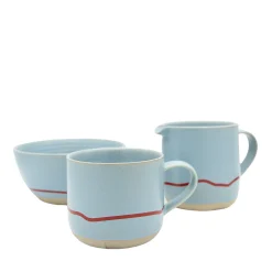 Keith Brymer Jones - Stoneware Mug - Clear Sky & Red - 350ml^ Keith Brymer Jones | Mugs & Cups