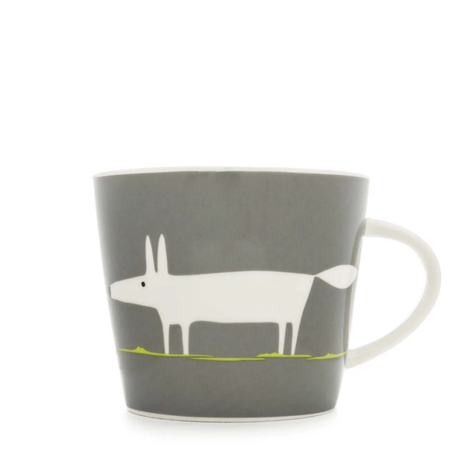 Keith Brymer Jones Scion Living - Animal Mug - Mr Fox - Charcoal & Lime - 350ml^ Scion Living | Mugs & Cups