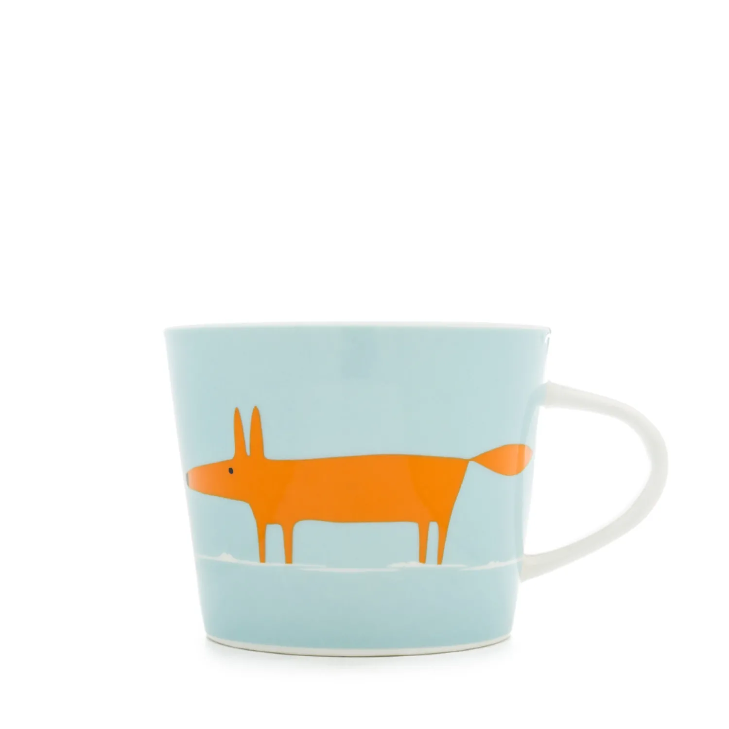 Keith Brymer Jones Scion Living - Animal Mug - Mr Fox - Duckegg & Orange - 250ml^ Scion Living | Mugs & Cups