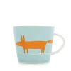 Keith Brymer Jones Scion Living - Animal Mug - Mr Fox - Duckegg & Orange - 350ml^ Scion Living | Mugs & Cups