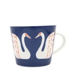 Keith Brymer Jones Scion Living - Animal Mug - Swim Swam Swan - Denim - 350ml^ Scion Living | Mugs & Cups
