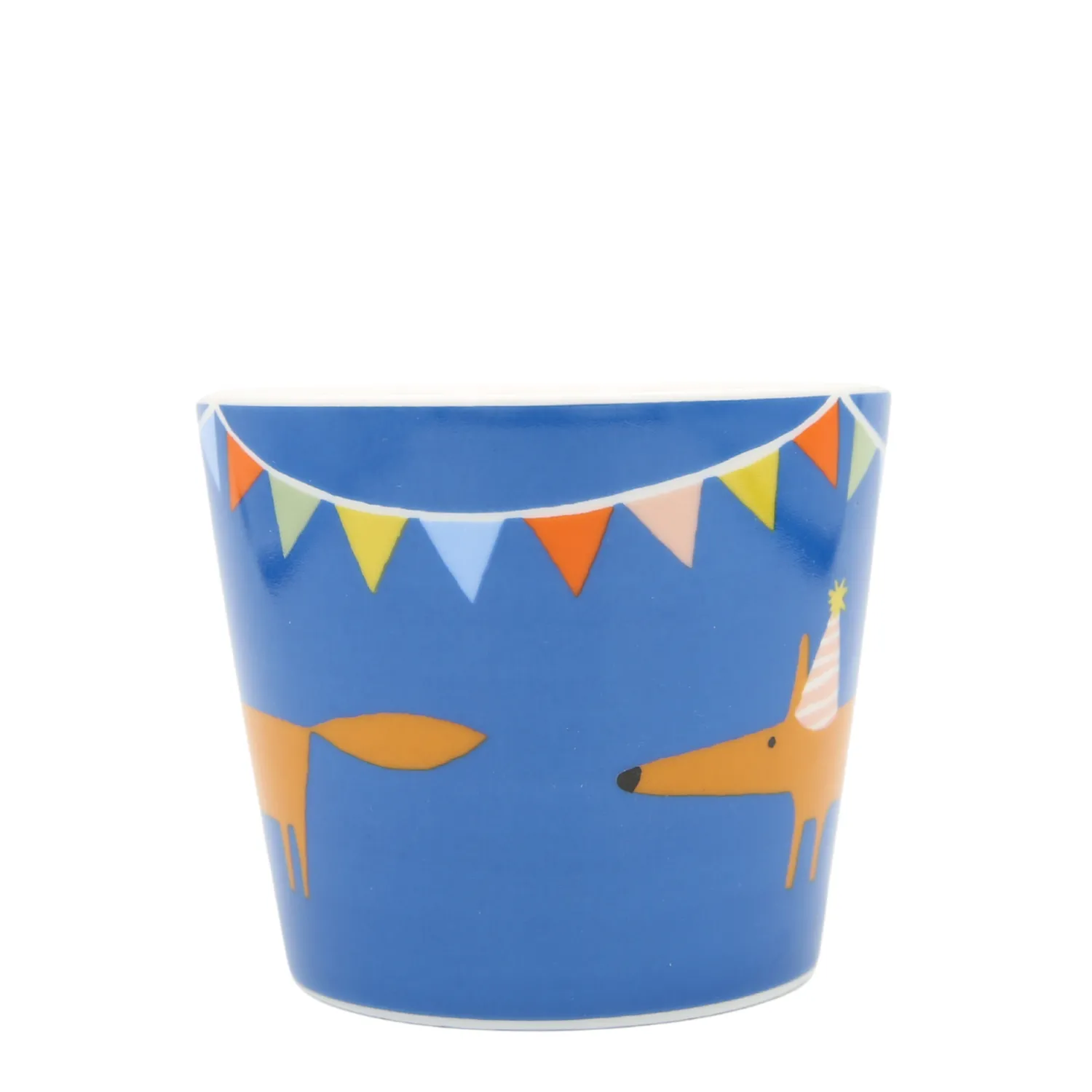 Keith Brymer Jones Scion Living - Animal Mug - Mr Fox Party Hat - Denim - 350ml^ Scion Living | Mugs & Cups