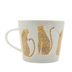 Keith Brymer Jones Scion Living - Animal Mug - Lionel Leopard - Grey - 350ml^ Scion Living | Mugs & Cups