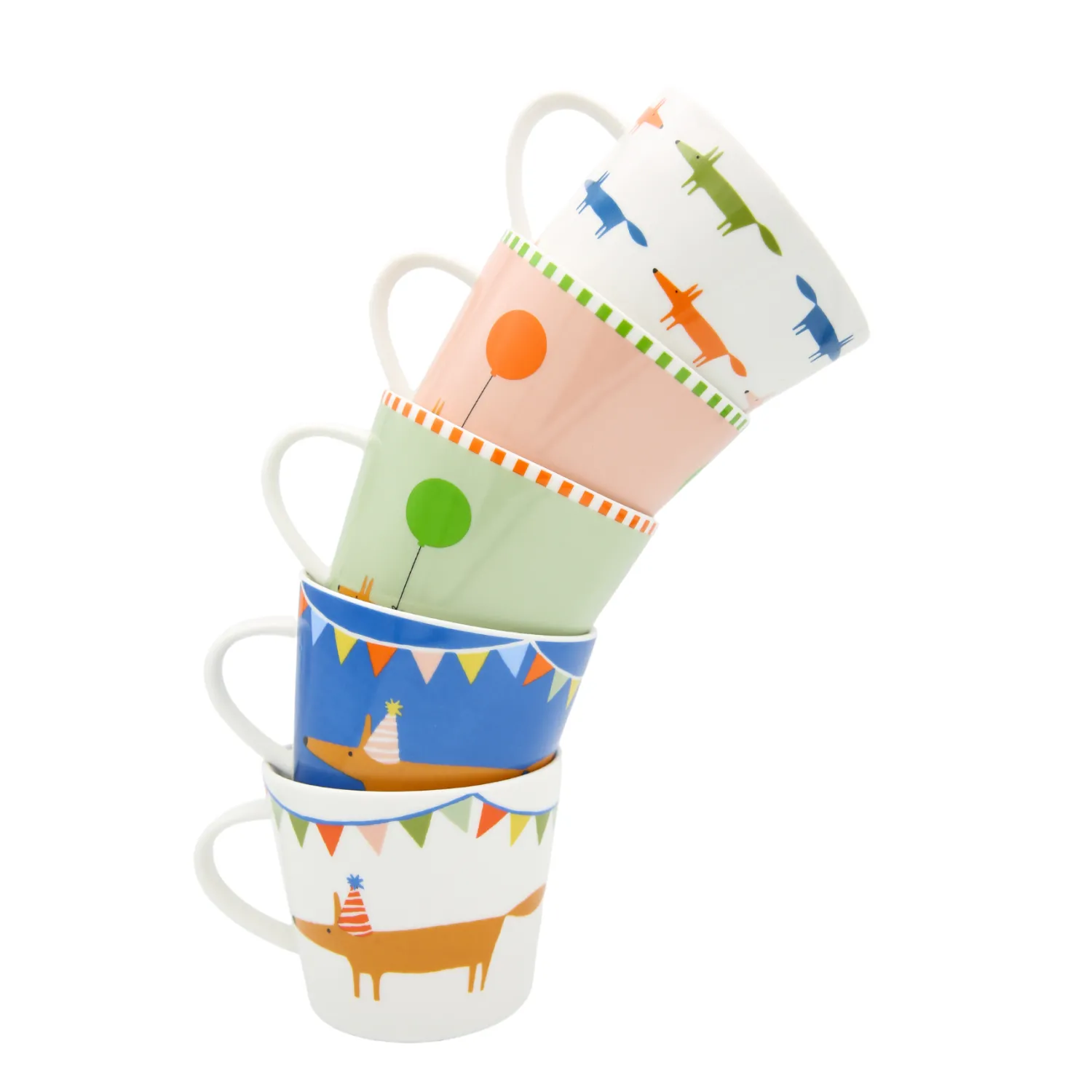 Keith Brymer Jones Scion Living - Animal Mug - Midi Mr Fox - Multi - 350ml^ Scion Living | Mugs & Cups