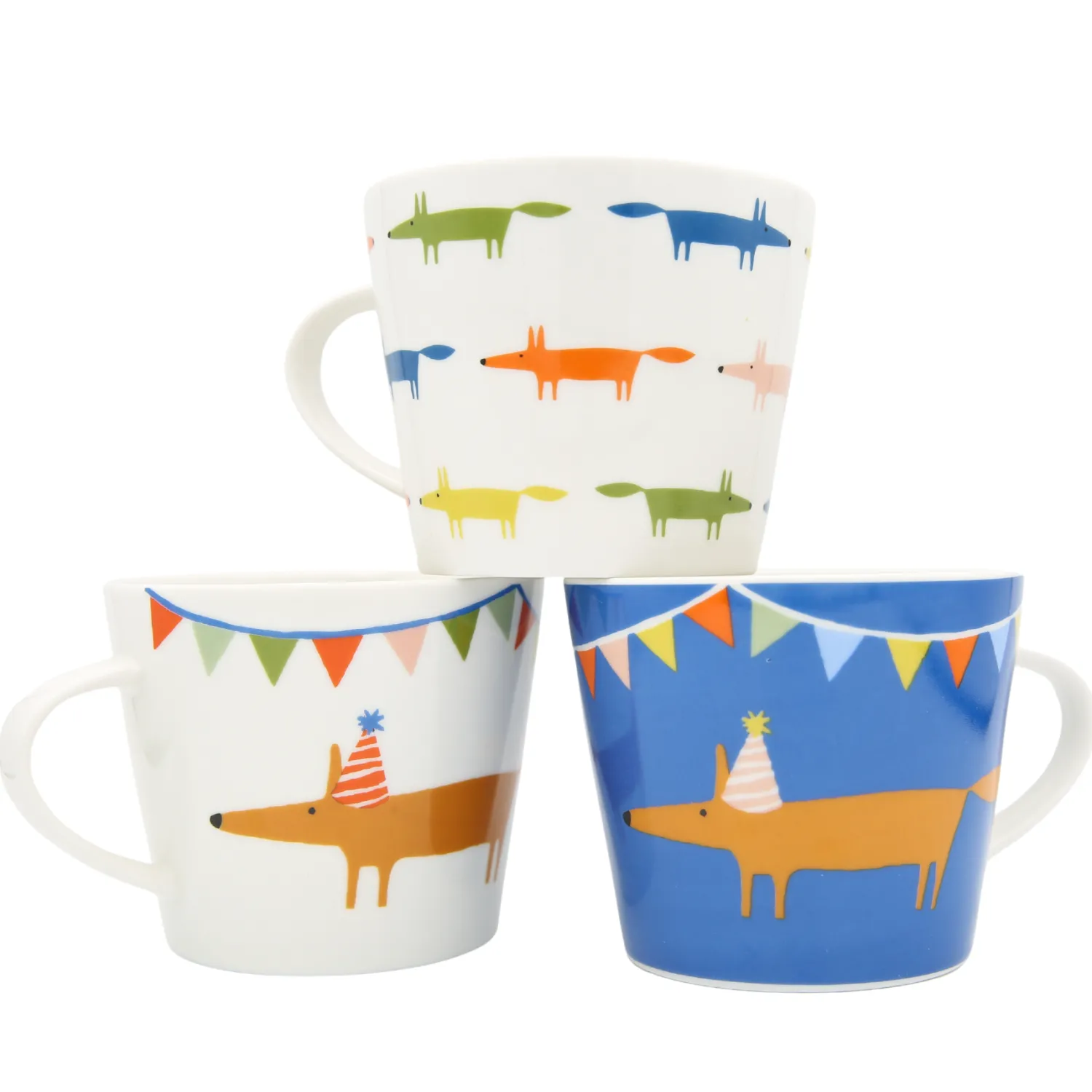 Keith Brymer Jones Scion Living - Animal Mug - Midi Mr Fox - Multi - 350ml^ Scion Living | Mugs & Cups