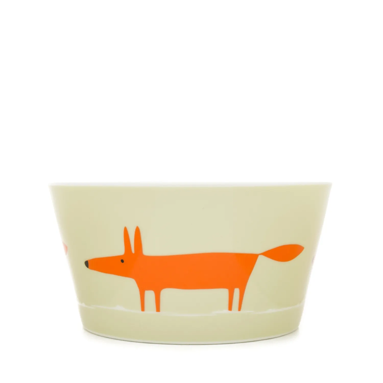 Keith Brymer Jones Scion Living - Ceramic Bowl - Mr Fox - Neutral & Orange - 565ml^ Scion Living | Plates & Bowls